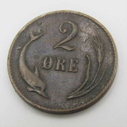 1880 Denmark 2 ORE,