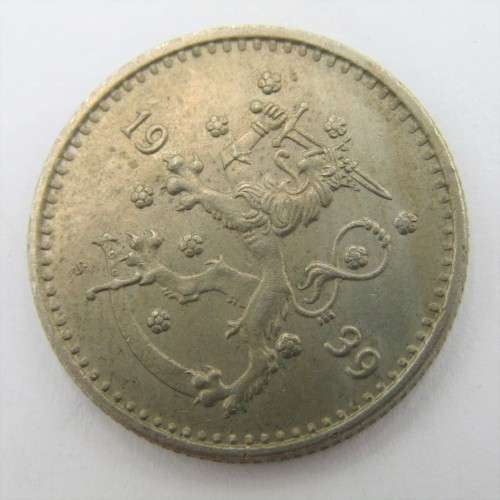 1939 Finland 1 Markka - AU