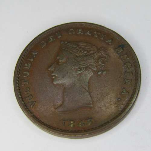 1843 Canada New Brunswick token half penny token - XF