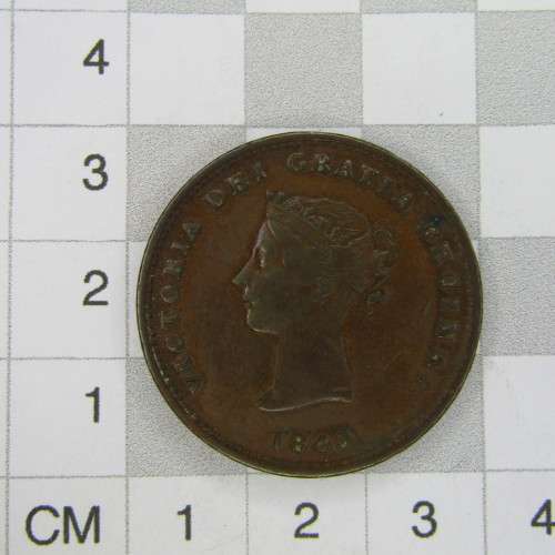 1843 Canada New Brunswick token half penny token - XF