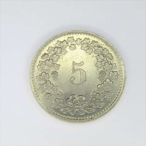 1964 Switzerland 5 Rappen - uncirculated