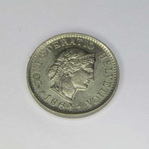 1964 Switzerland 5 Rappen - uncirculated