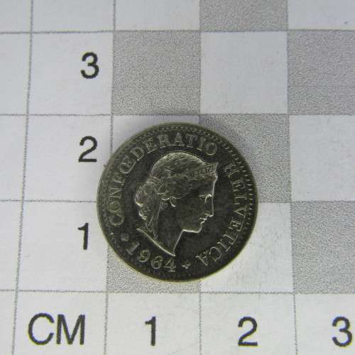 1964 Switzerland 5 Rappen - uncirculated