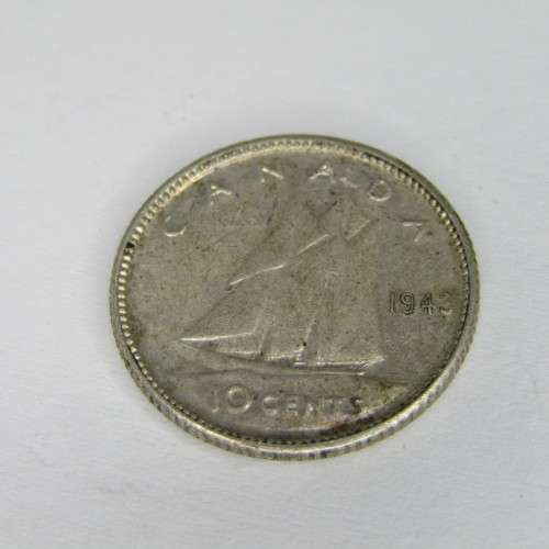 1943 Canada 10 cent - excellent