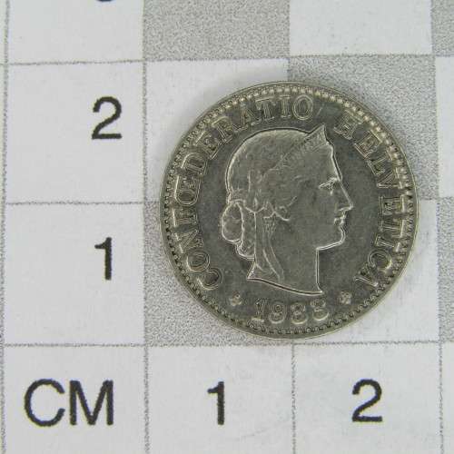 1933 Switzerland 5 Rappen - XF+