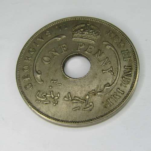1944 British West Africa Penny - AU