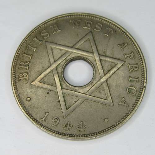 1944 British West Africa Penny - AU