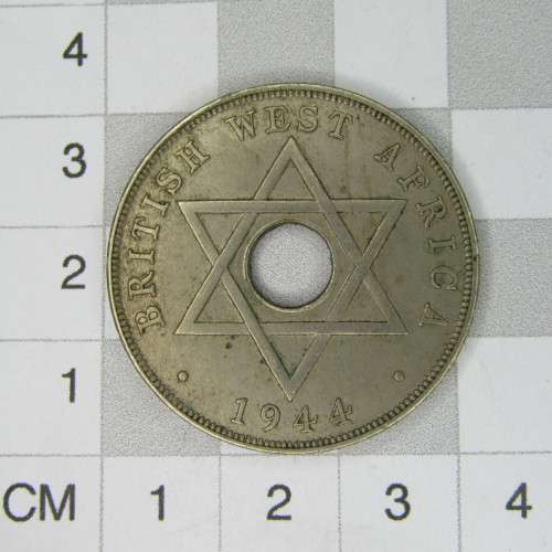 1944 British West Africa Penny - AU