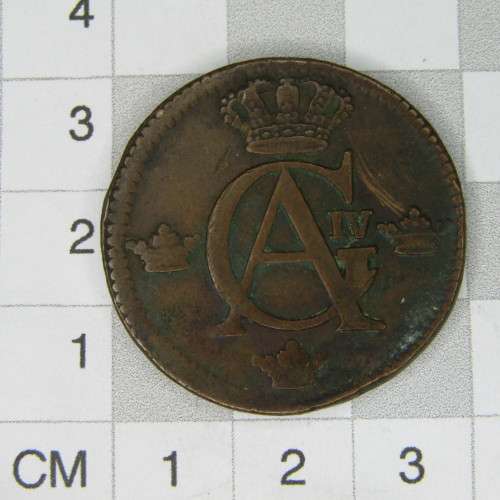 1809 Sweden 1/2 Skilling