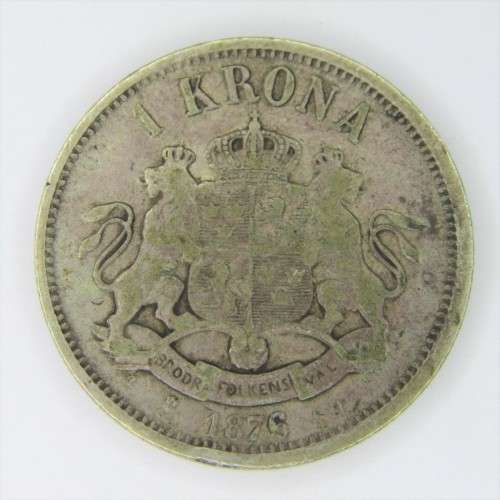 1876 Sweden Krona - scarce