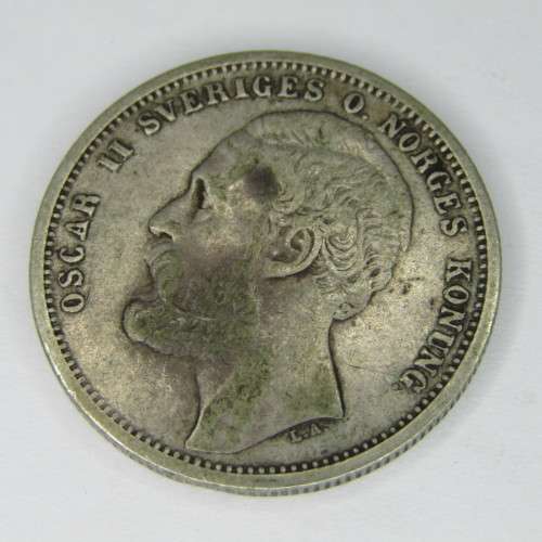 1876 Sweden Krona - scarce