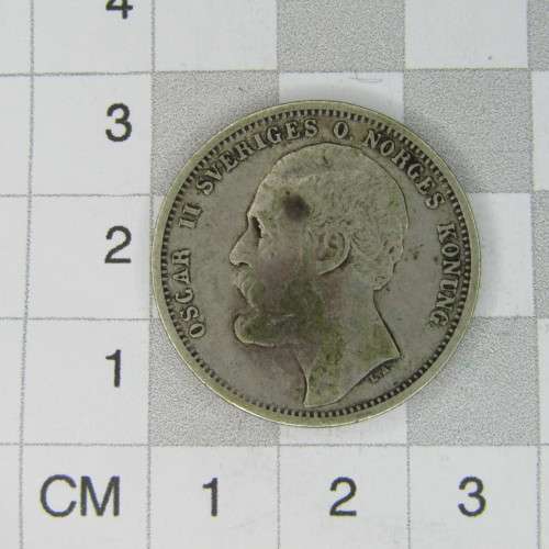 1876 Sweden Krona - scarce