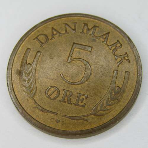 1967 Denmark 5 ORE - uncirculated