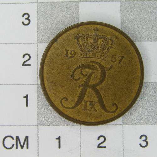 1967 Denmark 5 ORE - uncirculated