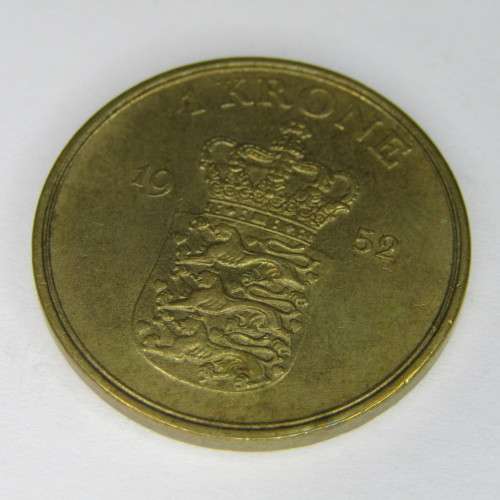 1952 Denmark aluminum bronze Krone - XF+