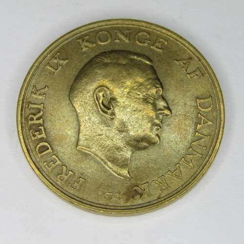 1952 Denmark aluminum bronze Krone - XF+