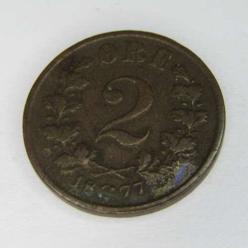 1877 Norway 2 ORE - VF