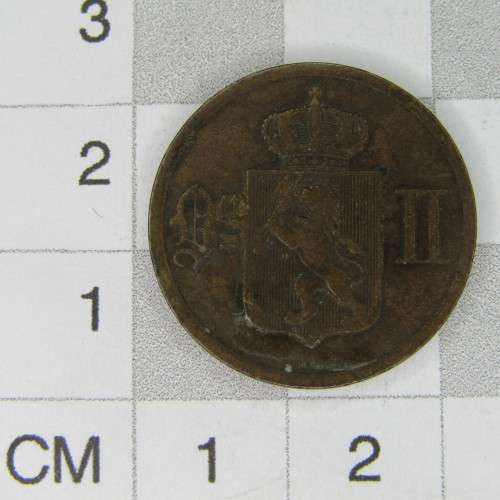 1877 Norway 2 ORE - VF