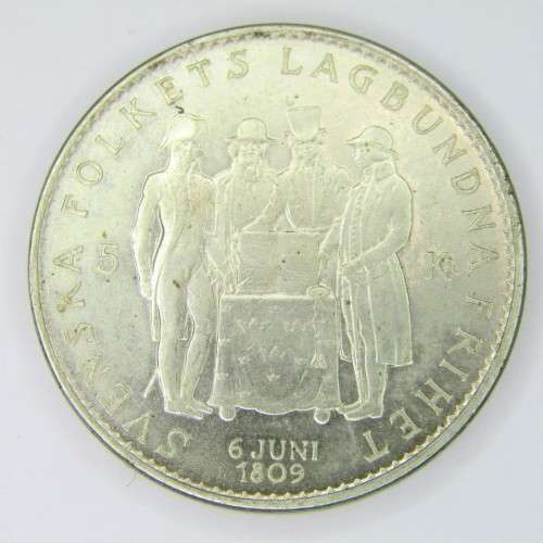 1959 Sweden Silver 5 Kronor