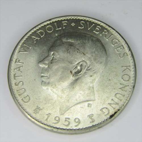 1959 Sweden Silver 5 Kronor