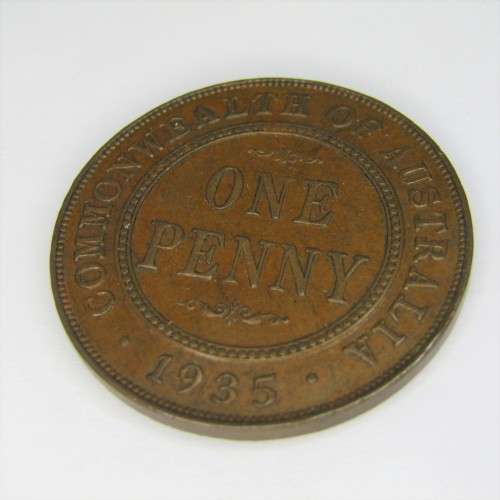 1935 Australia Penny - AU - scarce in this condition