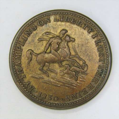 1830 British Earl Grey Medallion