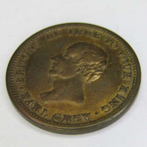 1830 British Earl Grey Medallion