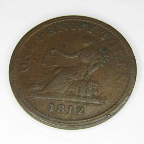 1812 Canada One Penny Token