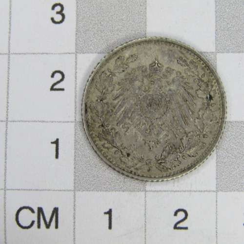 1905 J German Empire Half Mark - AU