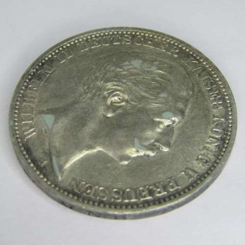 1911 A German States Prussia silver 3 Mark - XF+