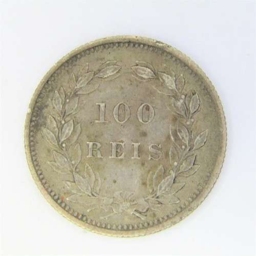 1893 Portugal 100 Reis - VF