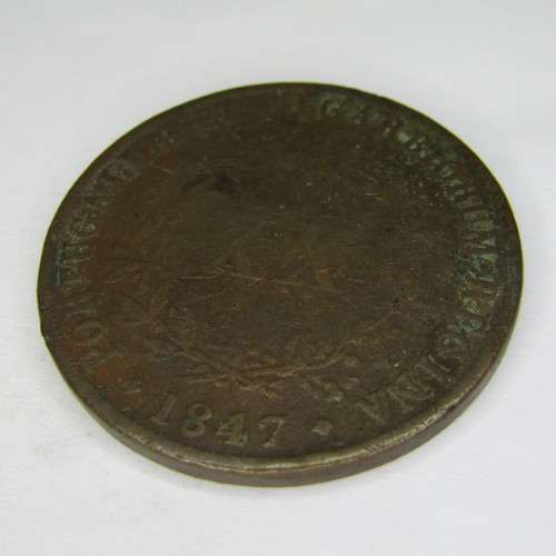 1847 Portugal copper 20 Reis