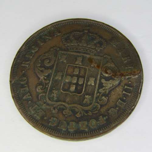 1852 Portugal copper 10 Reis