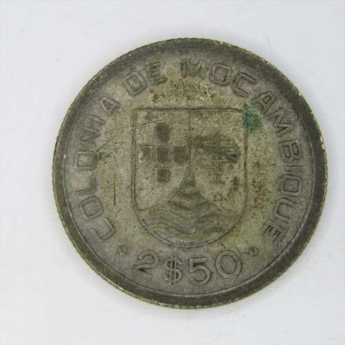 1935 Mozambique 2 1/2 Escudo