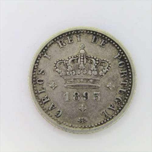 1893 Portugal 50 Reis - XF+