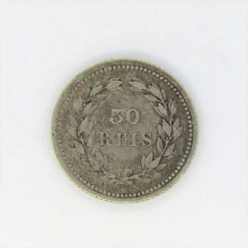 1893 Portugal 50 Reis - XF+