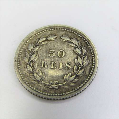 1893 Portugal 50 Reis - XF+