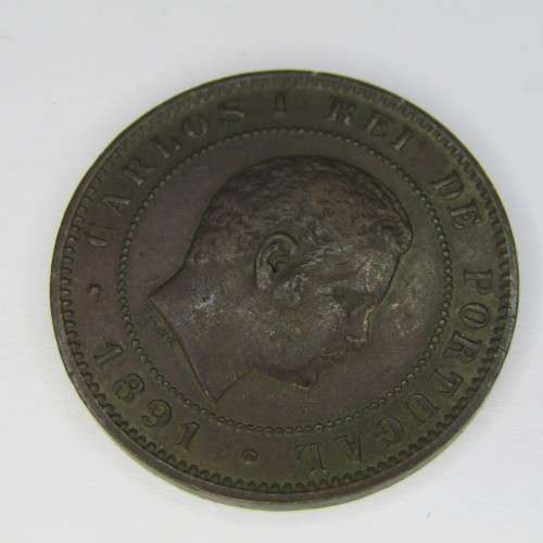 1891 Portugal 10 Reis - AU