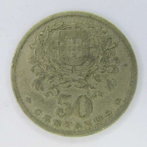 1931 Portugal 50 Centavos - VF