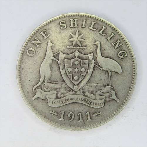 1911 Australia Shilling