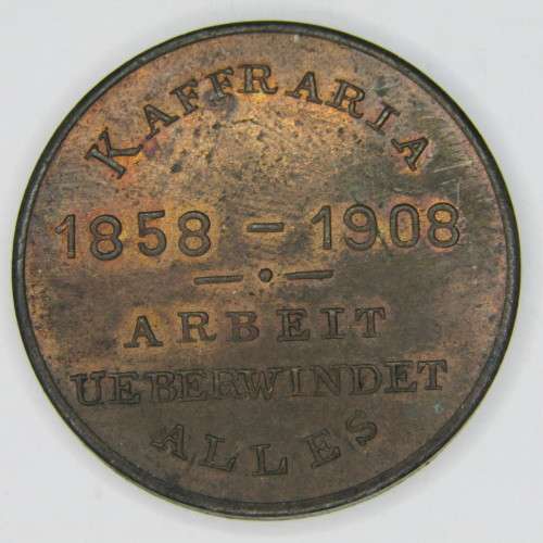 1908 Medallion 50 Years German Kaffaria - excellent condition
