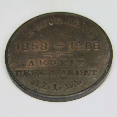 1908 Medallion 50 Years German Kaffaria - excellent condition