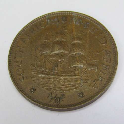 1936 SA Union Half Penny - AU