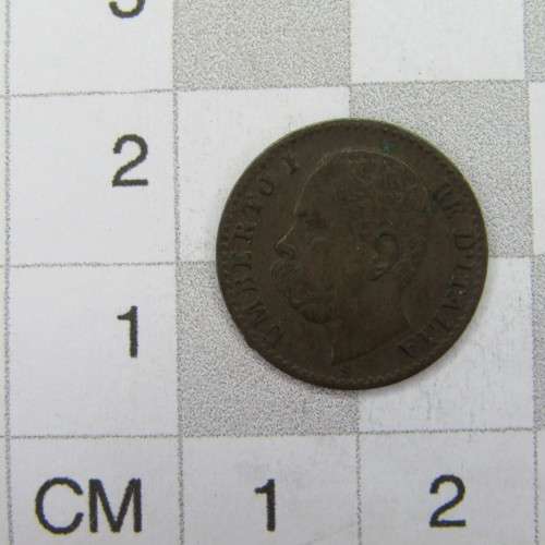 1895 R Italy 1 Centisimo - mintmark