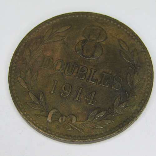 1914 Guernsey 8 Doubles - XF