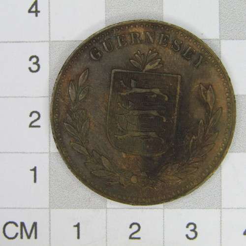 1914 Guernsey 8 Doubles - XF