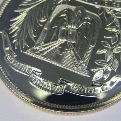 1974 Dominican Republic Silver Caribbean Games crown size coin - only 5000 made