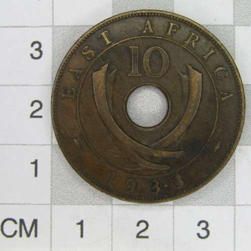 1933 East Africa 10 Cent - XF