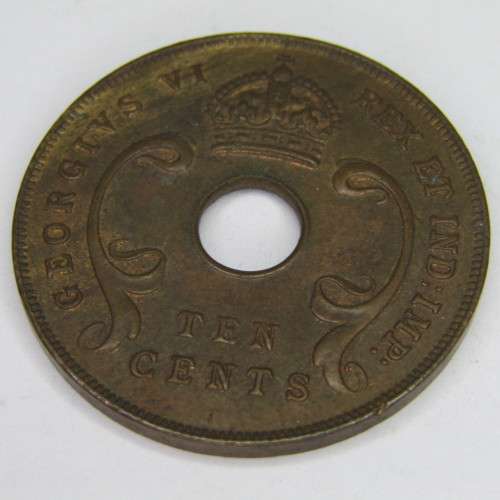 1941 East Africa 10 Cent - `I` mintmark - XF