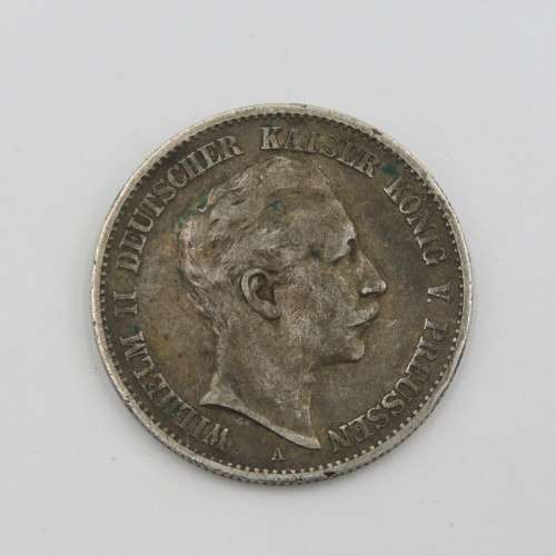 1898 German States Prussia 2 Mark VF